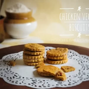 Chicken veggies wheat biscuits