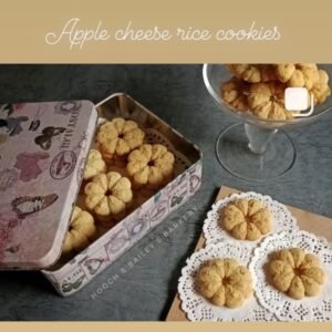 Apple Cheese Rice cookies